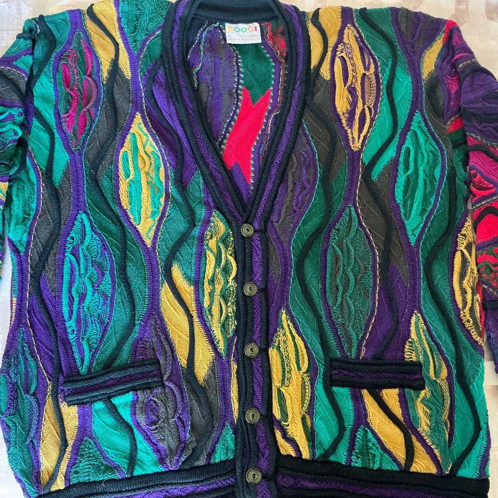 Coogi men’s cardigan sweater